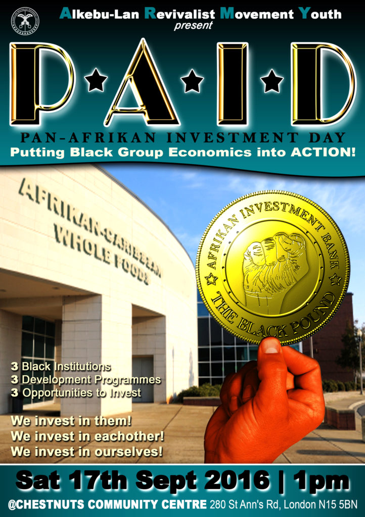 P.A.I.D. (Pan-Afrikan Investment Day) AID f