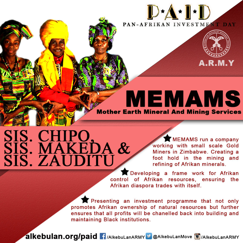 P.A.I.D. (Pan-Afrikan Investment Day) AID Memams