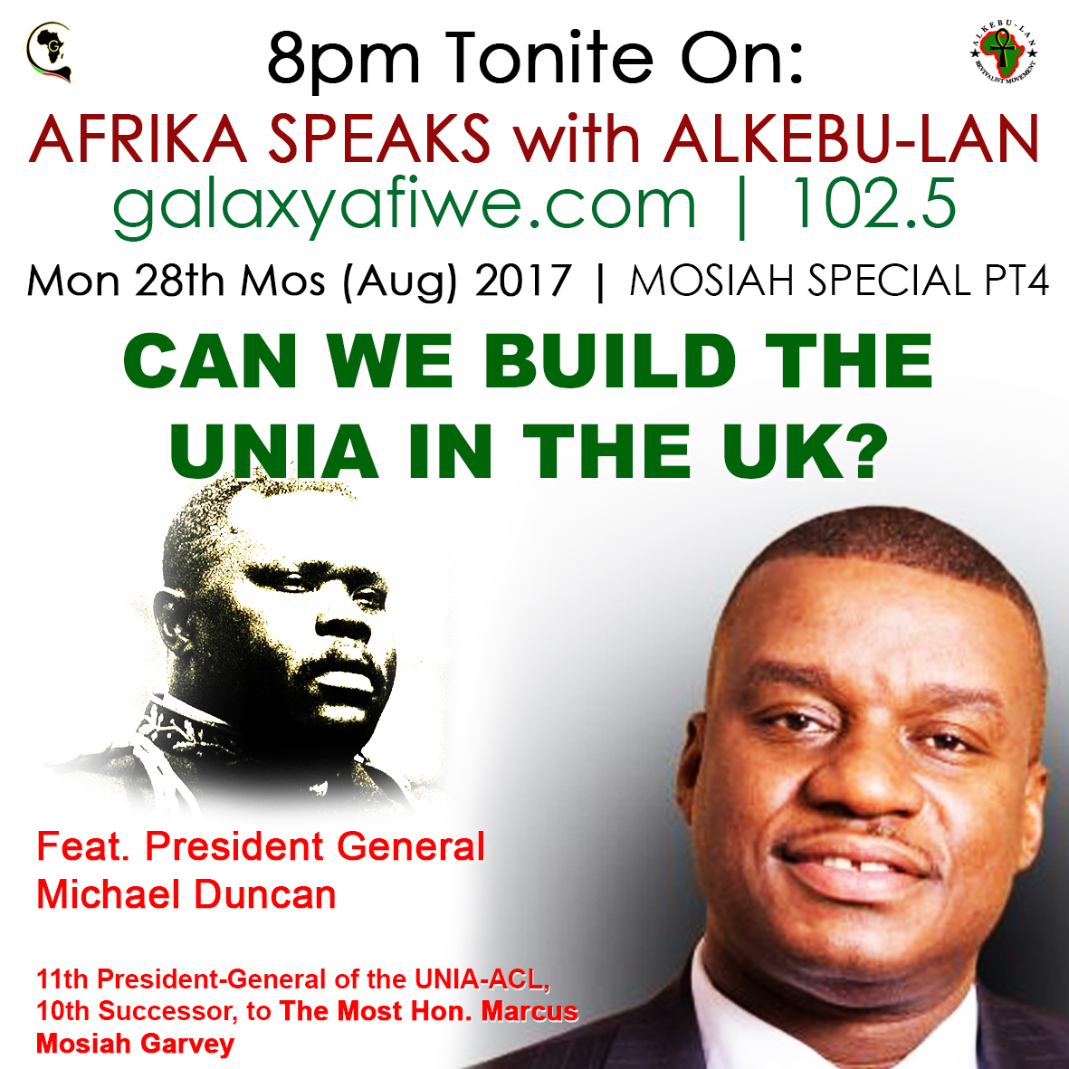Afrika Speaks: Can we build the UNIA in the UK? ASwA UNIA