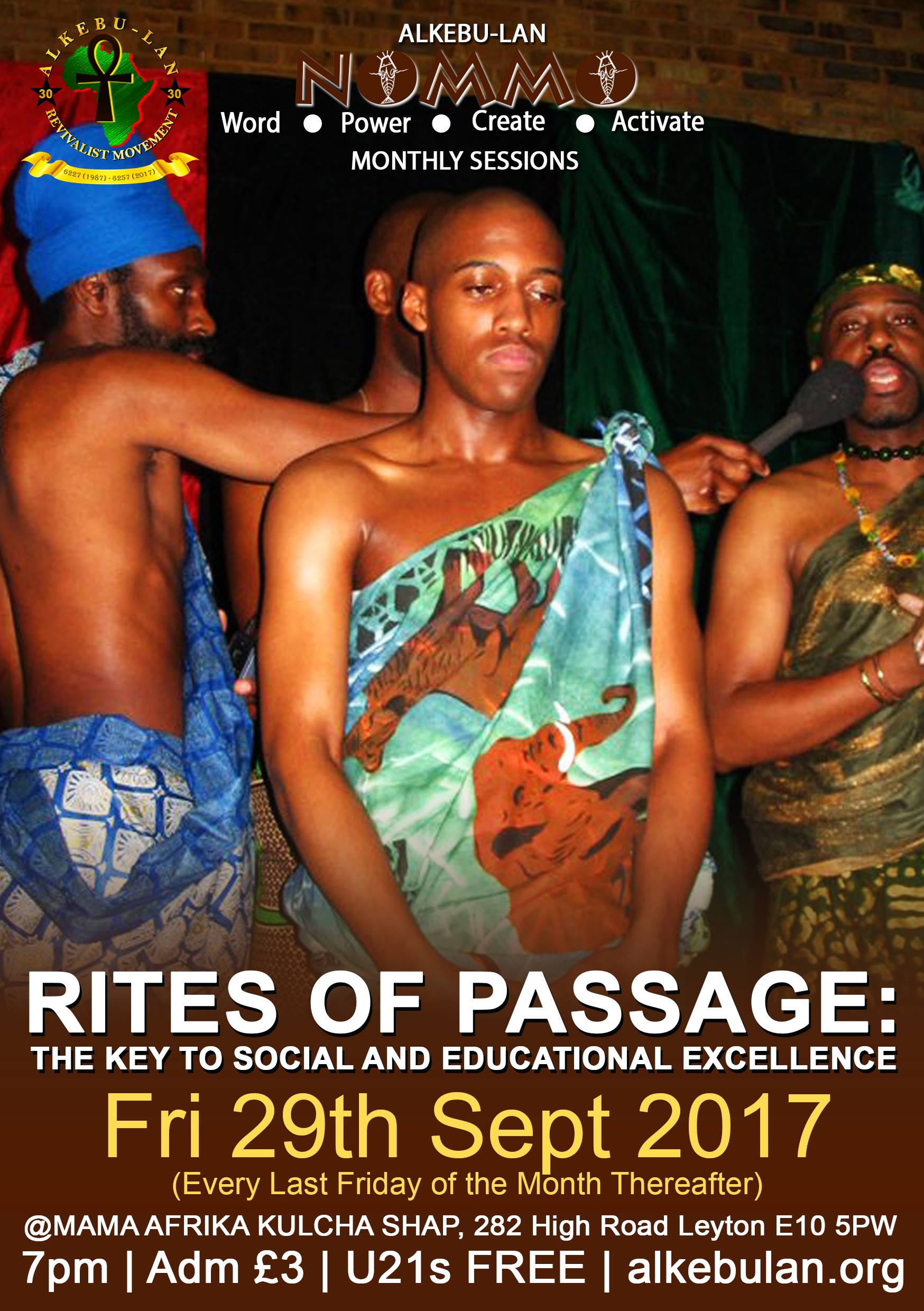 RITES OF PASSAGE: The Key to Social and Educational Excellence Nommo RoP